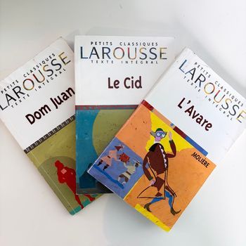 Lot 3 livres classiques – Le Cid / Dom Juan / L’Avare – Larousse