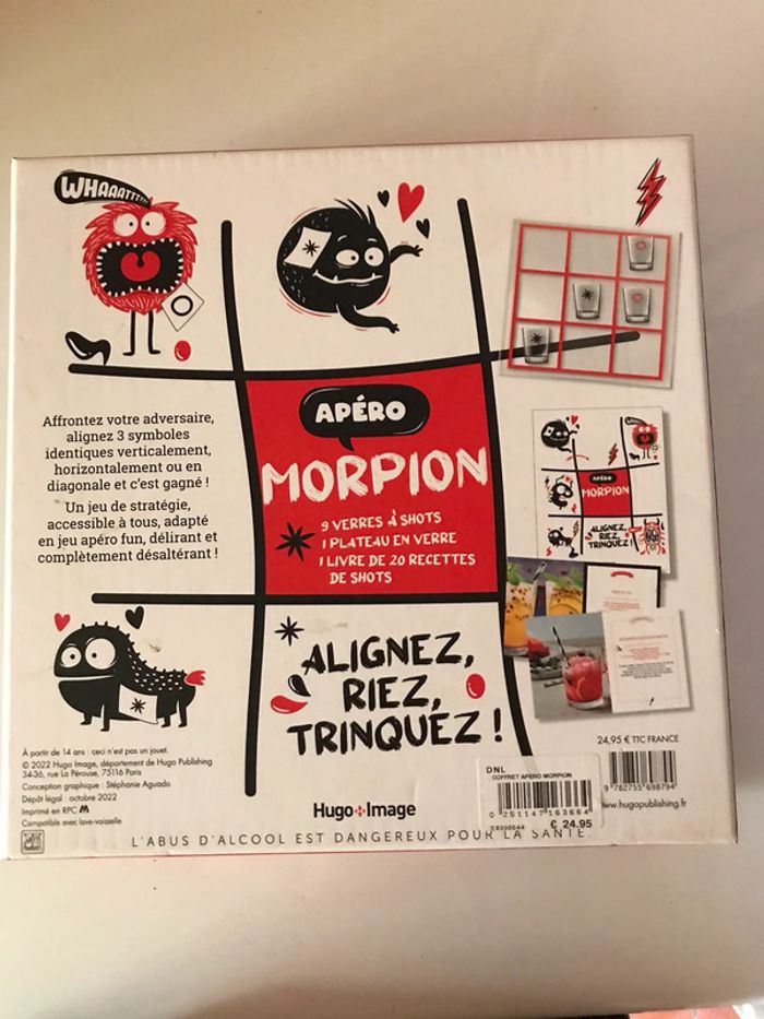 Jeu apéro morpion neuf - photo numéro 7
