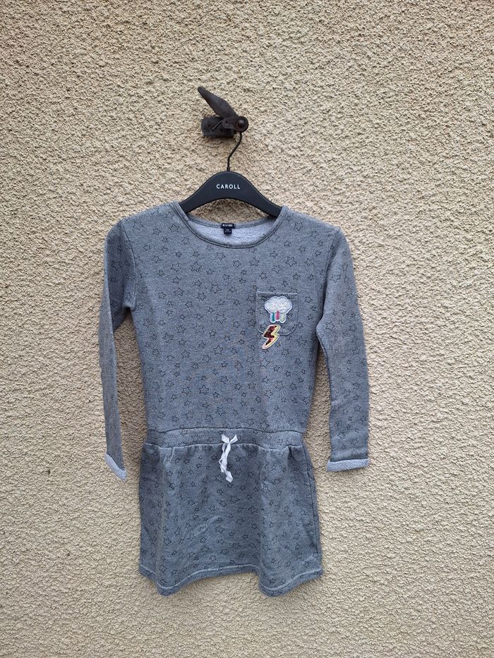 👗 Magnifique robe pailletée manches longues Kiabi 10 ans