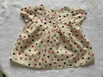 Blouse à pois