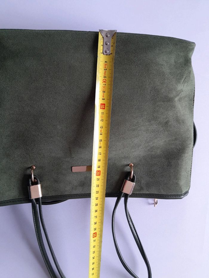 Beau sac  caban effet velours - photo numéro 9