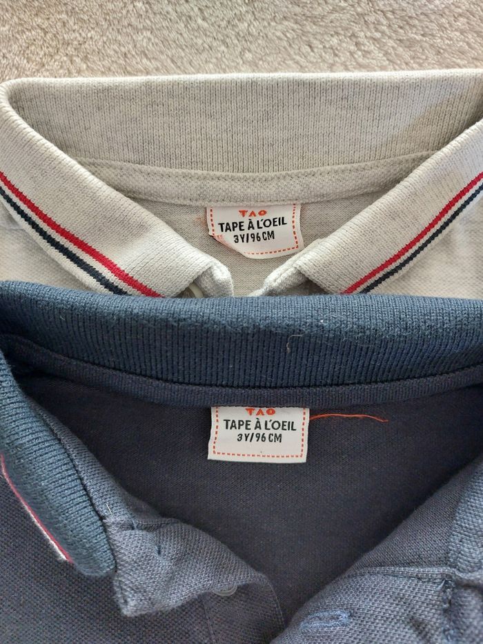 Lot de 2 polos ML 3 ans - photo numéro 2