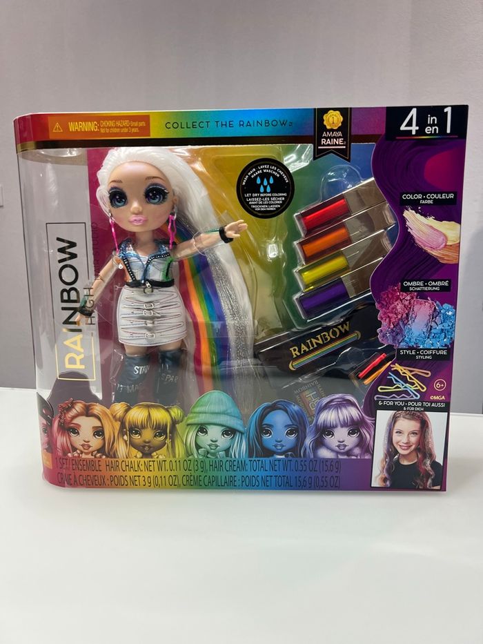 Rainbow High Hair Studio Amaya Raine 4 en 1