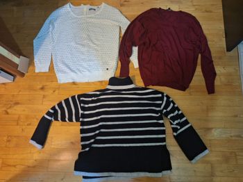 Lot 4 pulls femme taille L