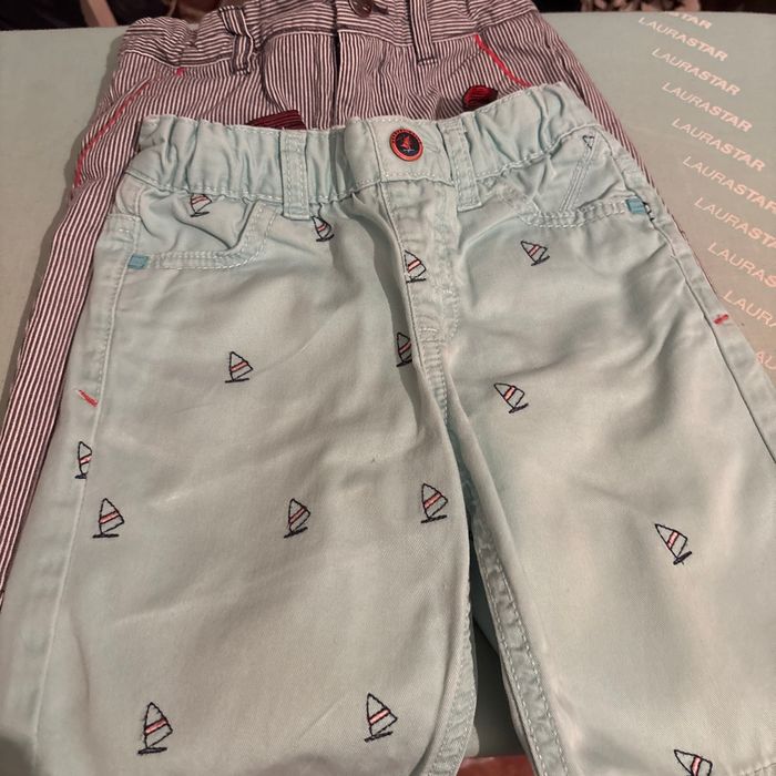 Vends lot de deux shorts de marque sergent major 5 ans très bon état
