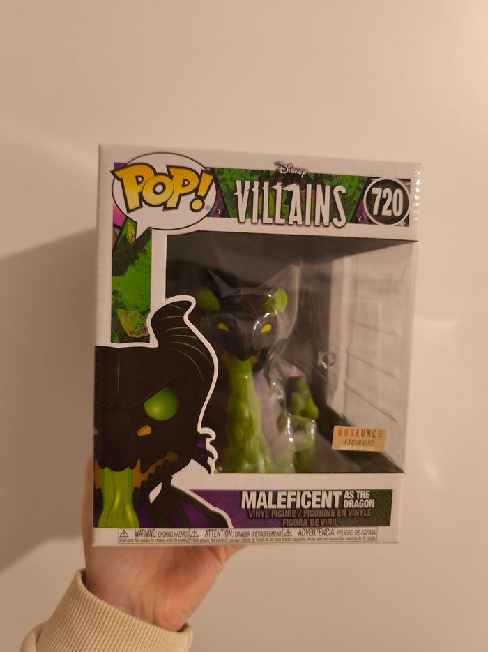 Funko pop Disney figurine vilains maléfique maleficent 720 boxlunch