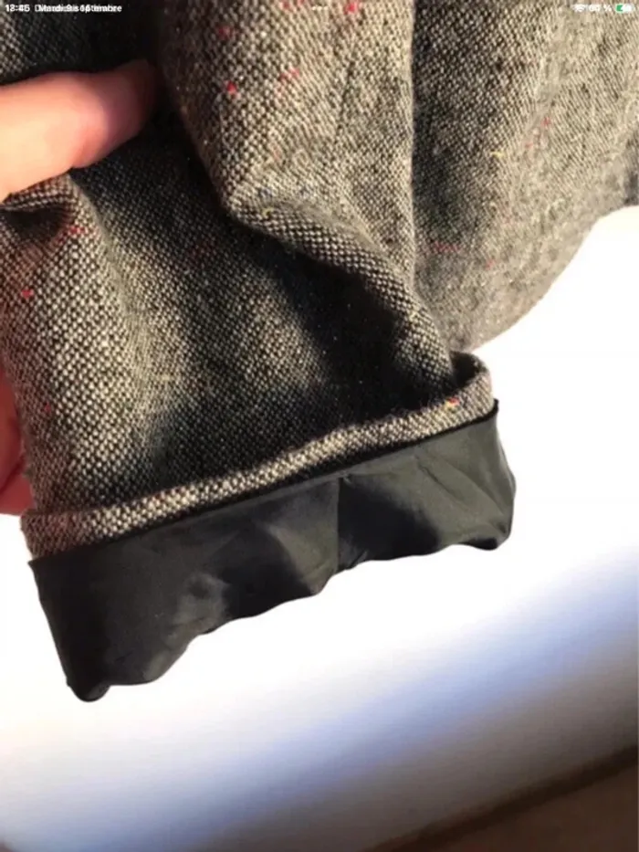 Veste blazer en laine et effet tweed taille 40/42 - photo numéro 9