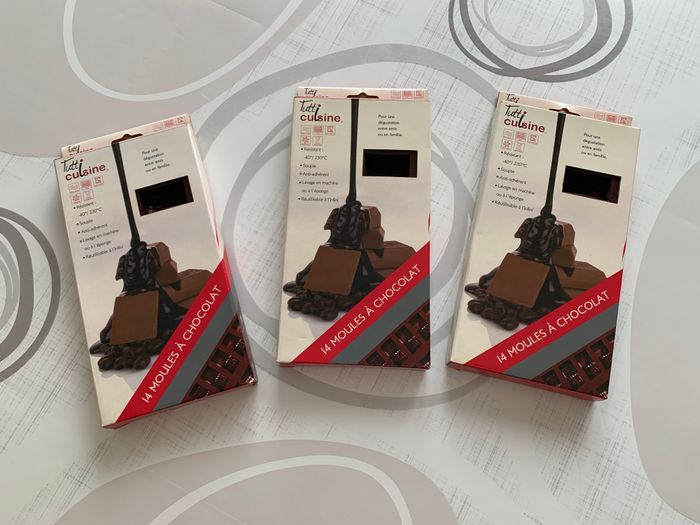 Lot de 3 moules silicone - Tutti Cuisine - photo numéro 1