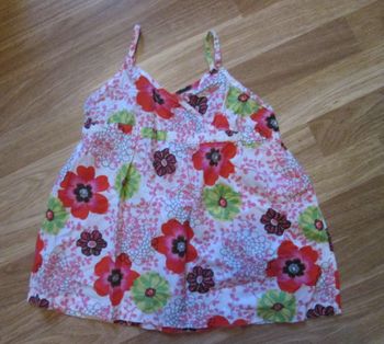 Débardeur fleuri