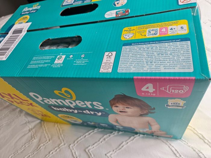 Pampers Baby-Dry Taille 4 XXL Pack 120 couches - photo numéro 7
