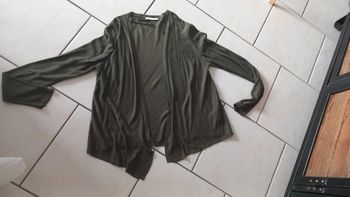 Gilet kaki camaieu manches longues taille m