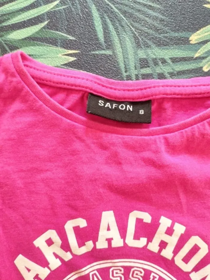 T-shirt fille Bassin d'Arcachon rose fuchsia 8 ans - photo numéro 3