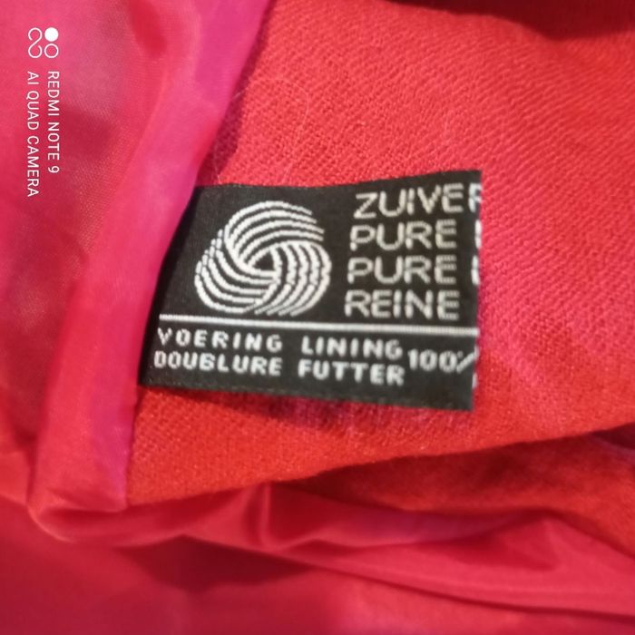 Blazer en laine orangé t42/44 - photo numéro 8