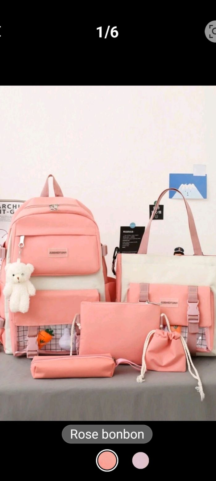 Sac à dos 5 pièces neuf - photo numéro 2