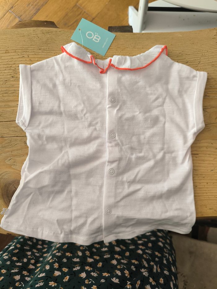 T-shirt 6mois neuf Okaïdi - photo numéro 3