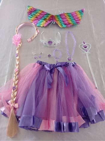 Deguisement ensemble aile et jupette 3-6ans