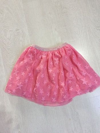 Jupe tulle étoile doublee coton