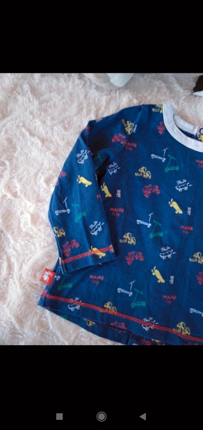 Ensemble (tee shirt manches longues+ jeans) Garçon 6 mois Sergent major - photo numéro 4