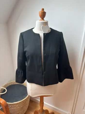 🖤 Veste noire Caroll – manches 3/4 T38 Le blazer parfait !