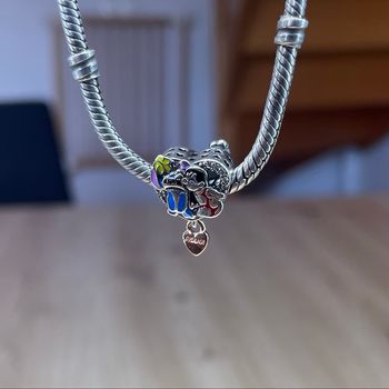 Charm Pandora Lilo & Stitch Disney – Argent 925 – Neuf / Édition Officielle Collector