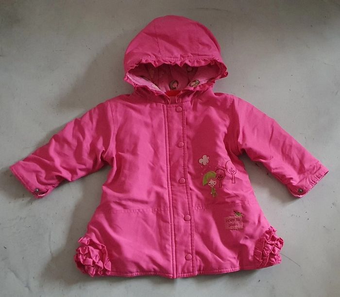 Joli manteau rose fille pour le printemps, Tissaia T: 18 mois - photo numéro 8