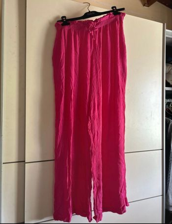 Pantalon large Rose