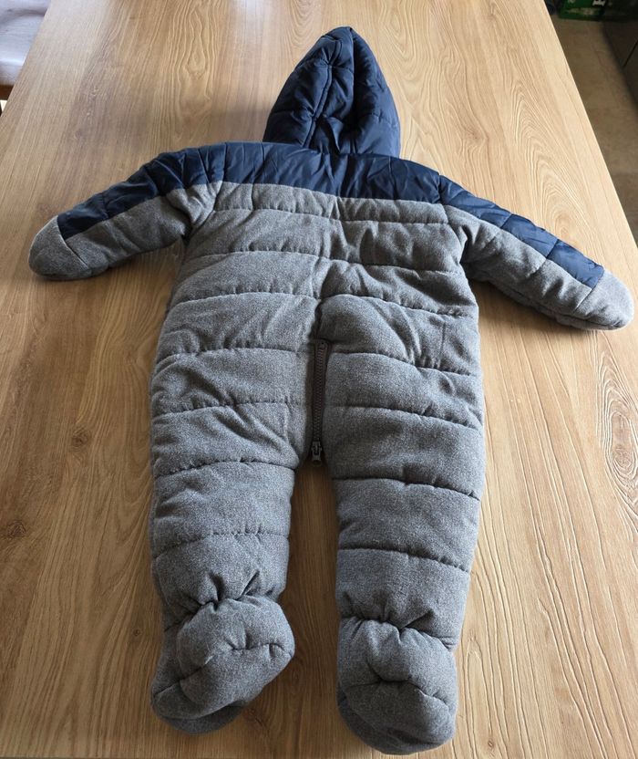 Combinaison fourée hiver avec capuche - Gemo - 6 mois - photo numéro 2