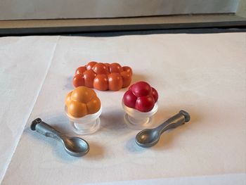 Lot Accessoires Glacier Playmobil - Coupe de Glace, Sorbet et Cuillère