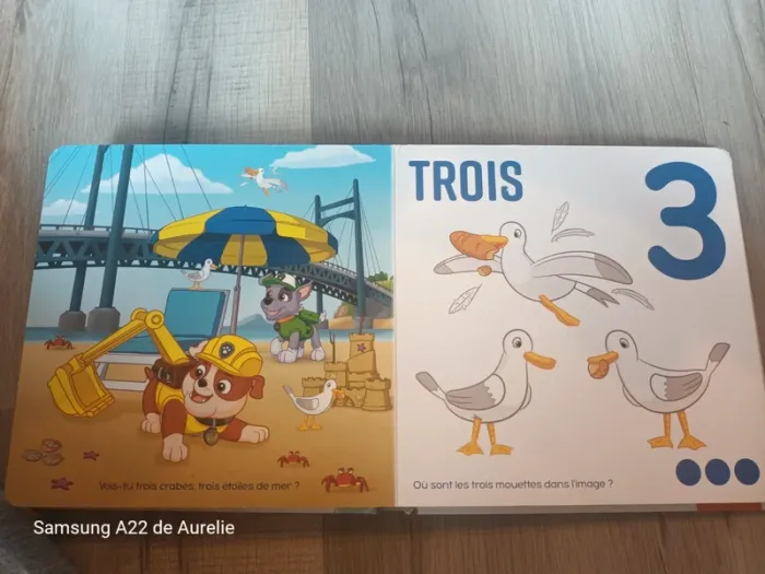 Livre Les chiffres Pat Patrouille - photo numéro 2