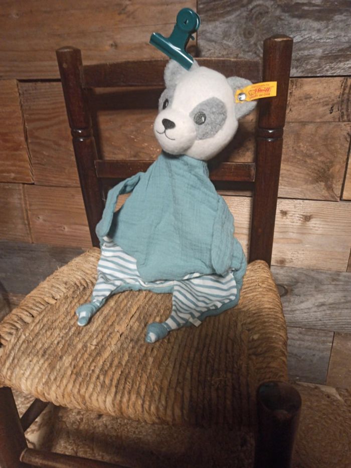 Doudou steiff paco le panda tbe - photo numéro 2