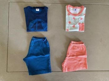 Pyjamas Petit Bateau deux pièces garcon 3 et 4 ans