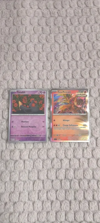 Lot de 2 cartes Pokémon Étincelles Déferlantes - Holo & Reverse