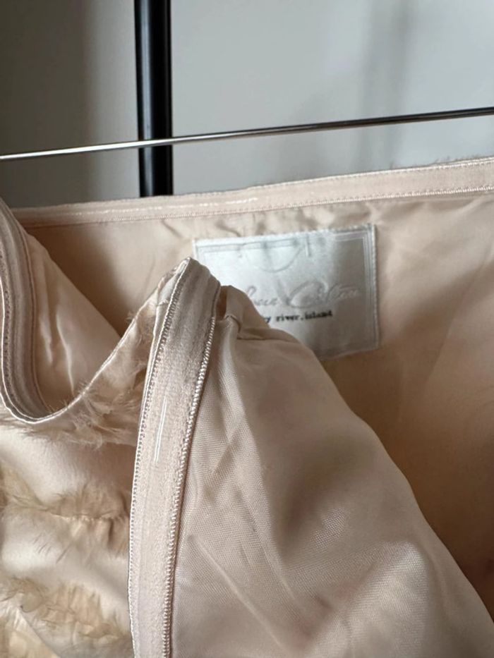 Robe bustier beige évasé M River Island - photo numéro 6