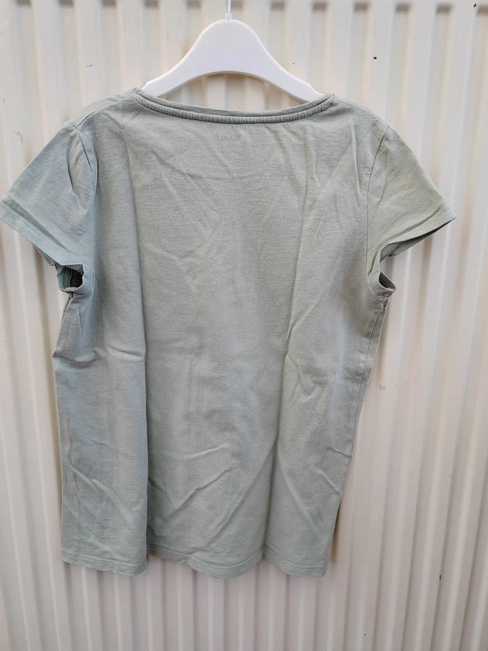 💚Tee-shirt menthe motif licorne 12 ans Kiabi - photo numéro 3