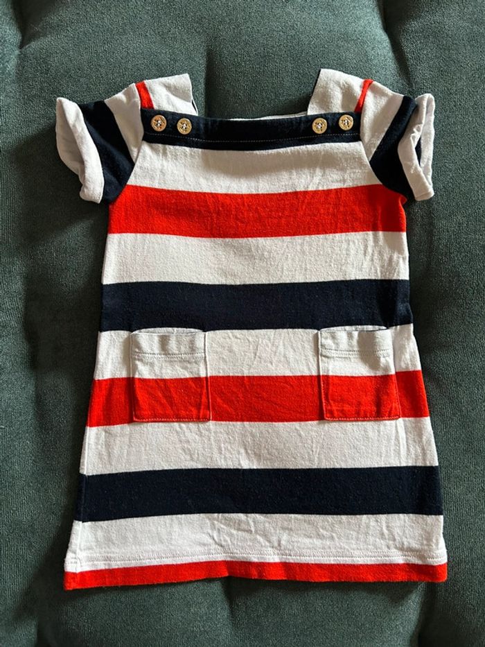 Jolie robe marine petit bateau 6 mois
