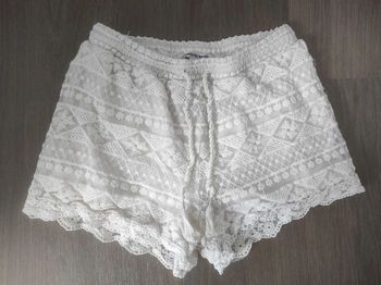 Short court dentelle fille 10 ans