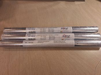 Lot 3 rouleaux couvre-livre transparent neufs