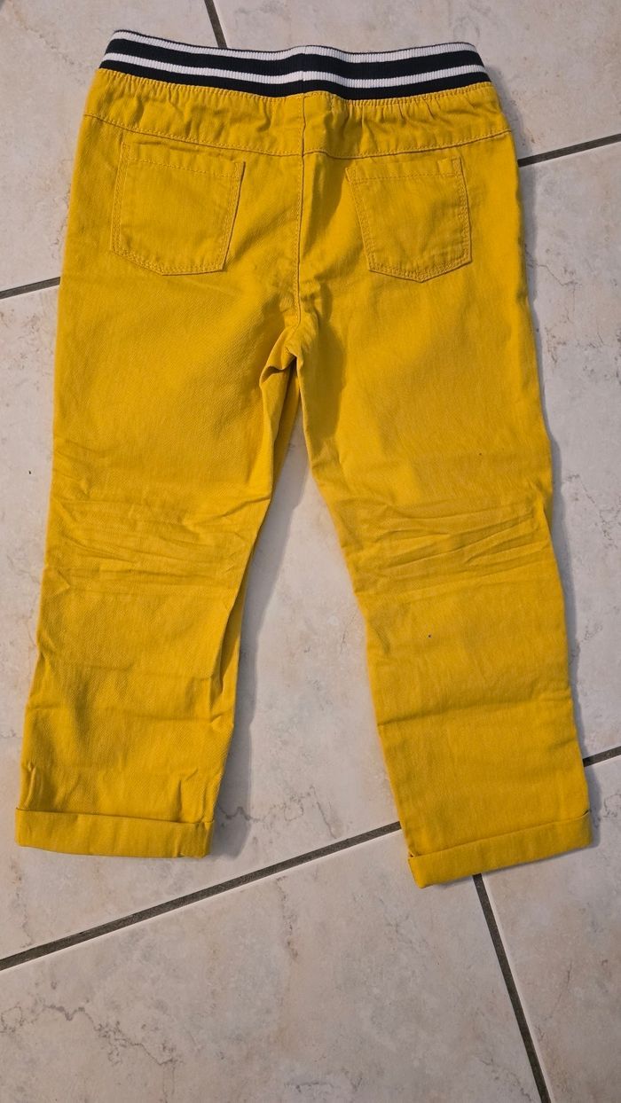 (Neufs non portés) 🏷🏷💙😍🥰 superbe ensemble teeshirt ml et pantalon toile 3ans garçon 🥰😍 - photo numéro 3