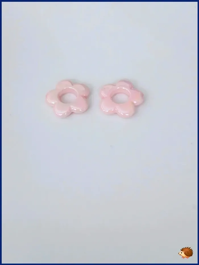 Pampilles fleur rose pour création de bijoux tendance été