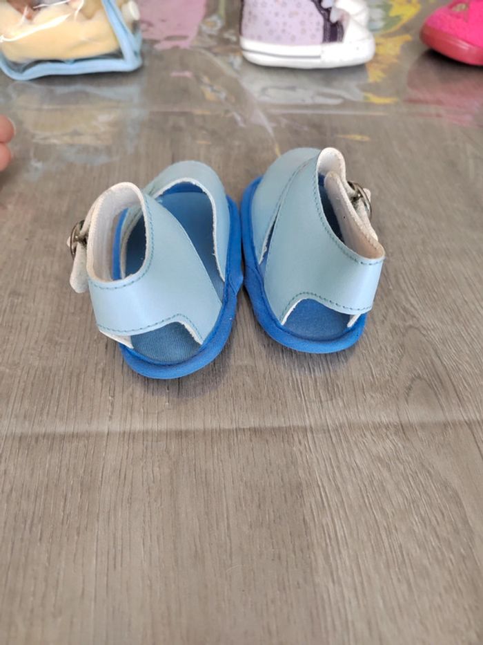 Sandales bébé bleu P16 - photo numéro 4