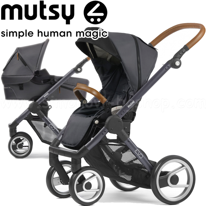 Mutsy Evo Urban Nomad Carrycot - Dark Grey