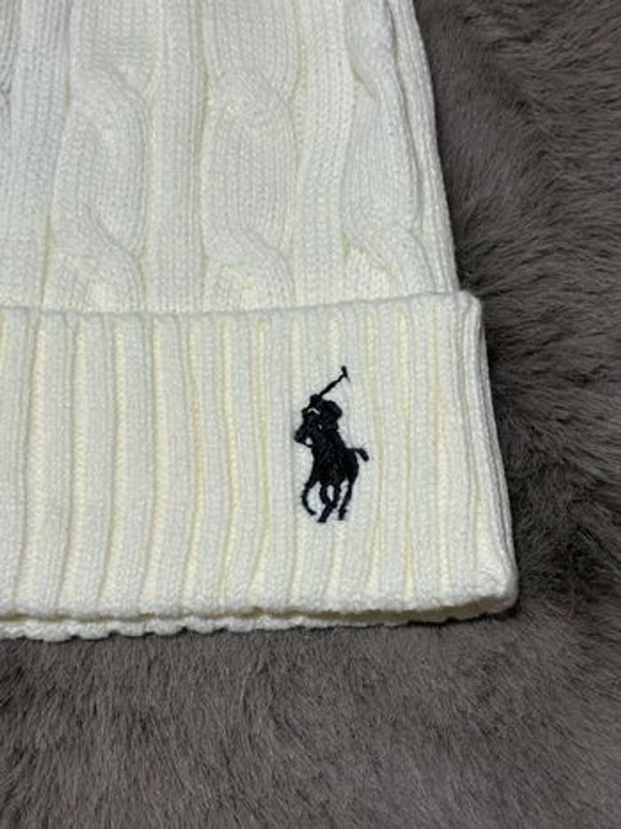 Bonnet Ralph Lauren beige - photo numéro 3