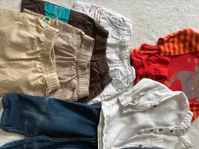 Lot vêtements bébé ETE garçon – Taille 6 mois – Marques variées - photo numéro 2