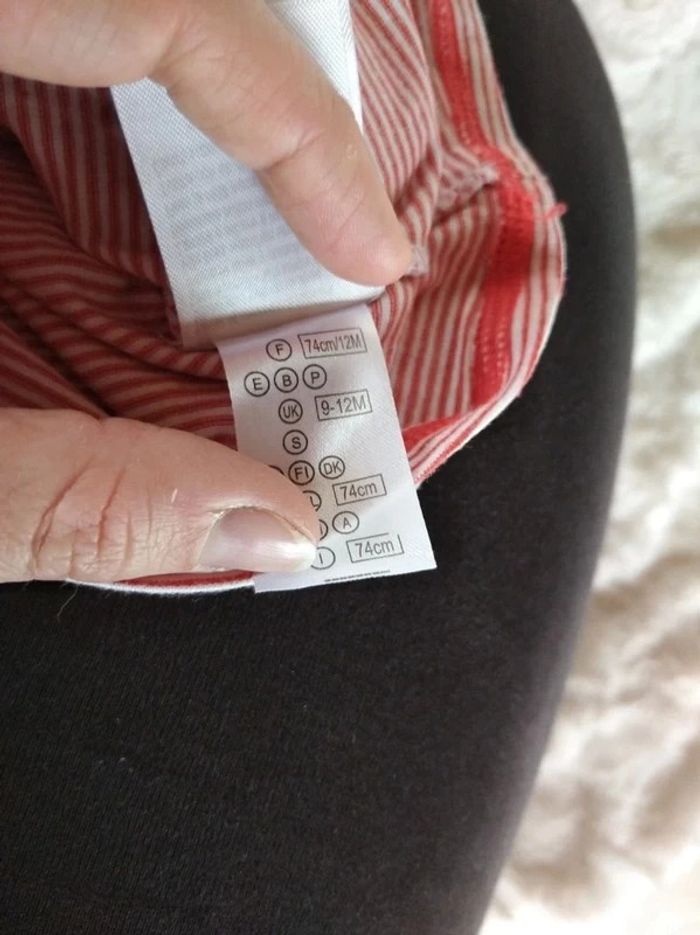 Tee shirt manches longues Garçon 12 mois Vertbaudet 100% coton - photo numéro 11