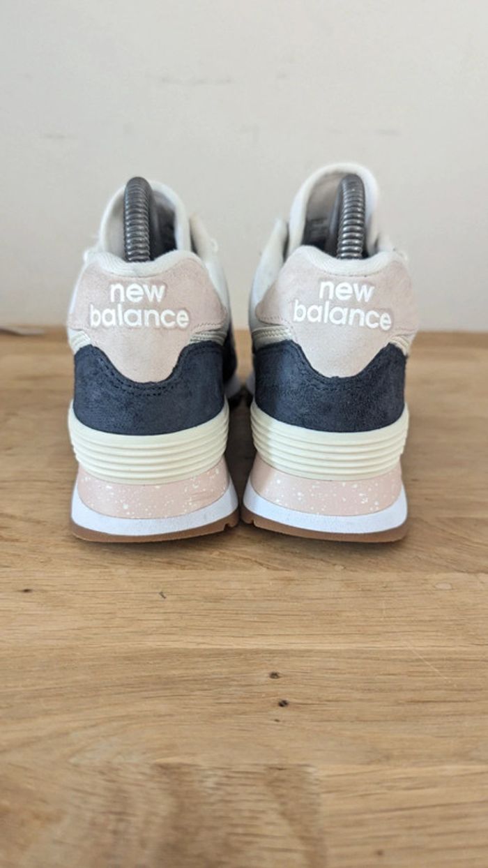 New balance 574 bleu marine - photo numéro 5