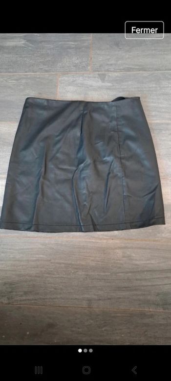 Jupe simili cuir Kiabi 40 neuve