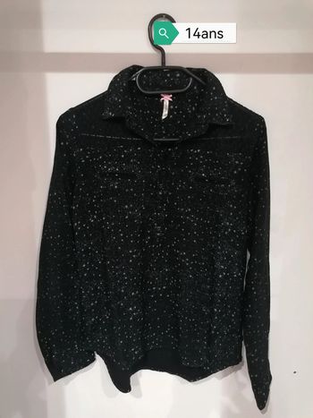 Chemise noire Kaporal 14ans