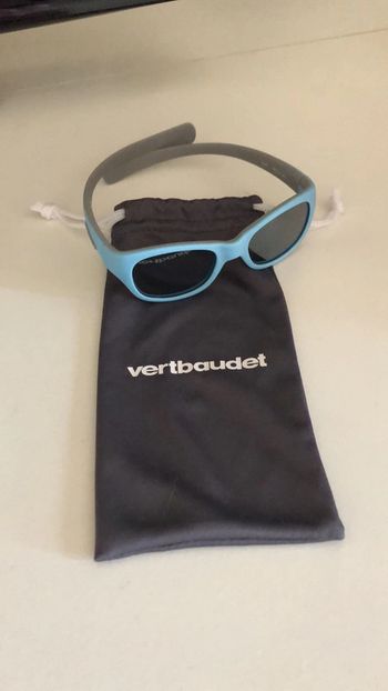 Lunettes bébé vert baudet bleue