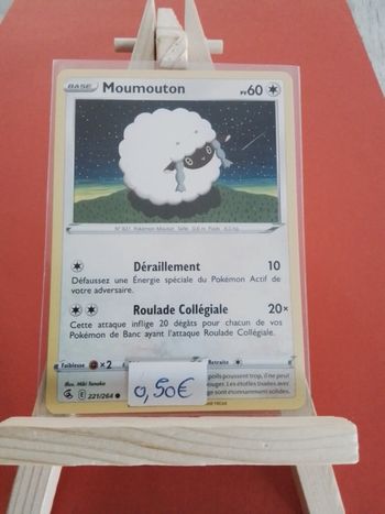 Carte Pokémon Moumouton 221/264