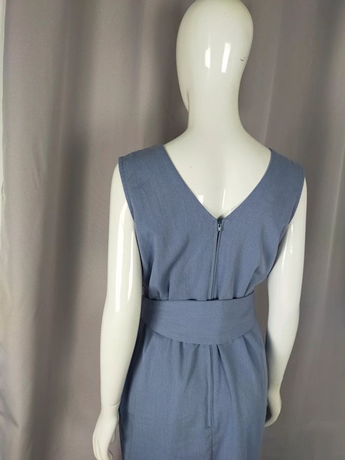 Robe bleue ceinturée – Froggy – Taille 2 - photo numéro 12